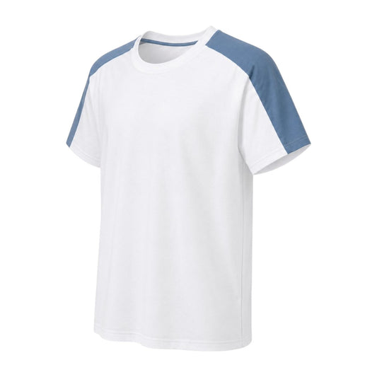Coronado Resort Wear Company Men's White & Sky Blue Contrast Crew Neck T-Shirt