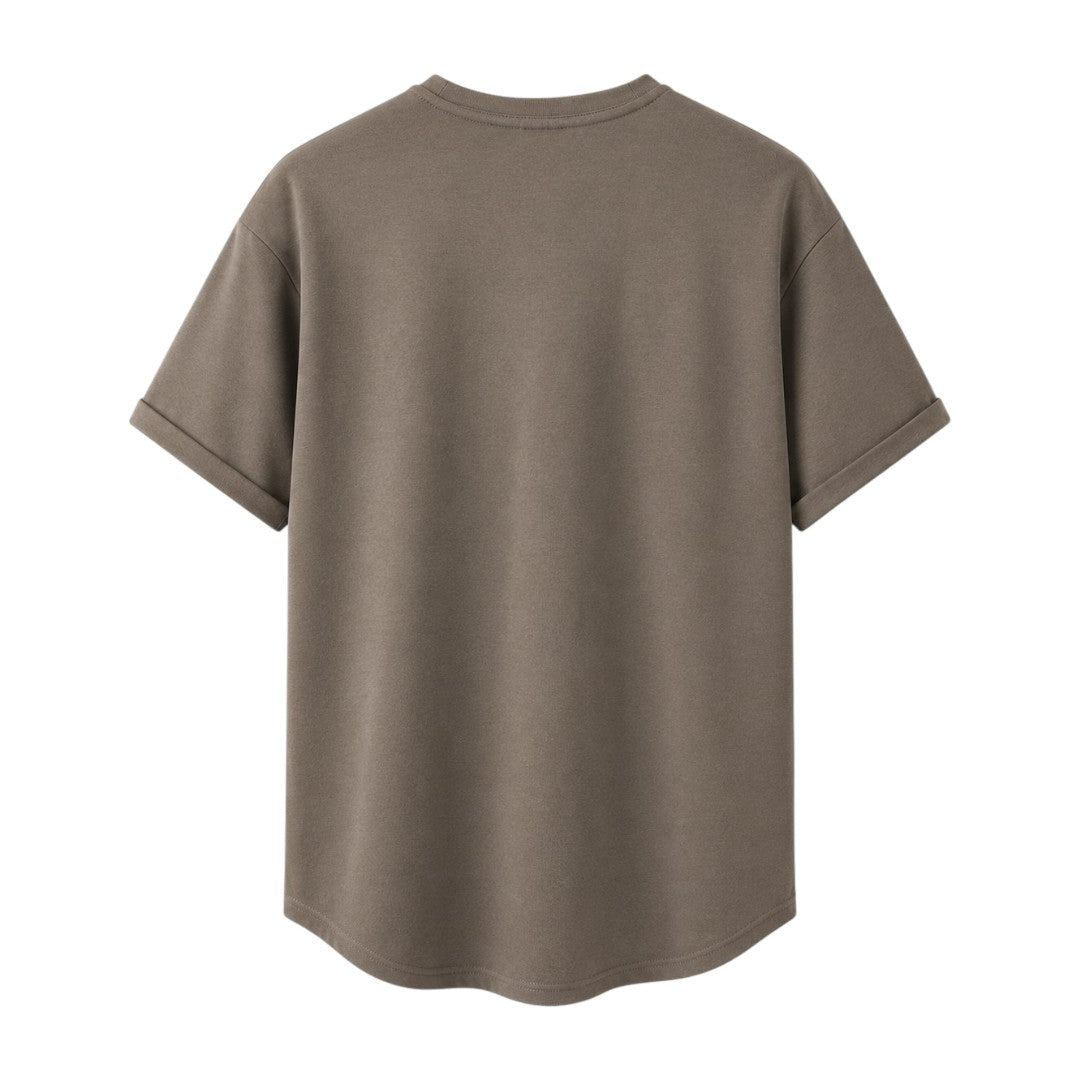 Coronado Resort Wear Company Men's Taupe Pocket Crew Neck T-Shirt